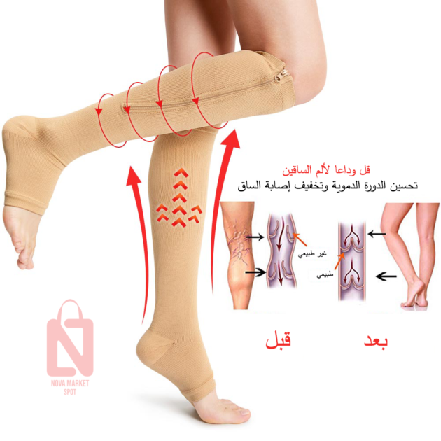 الجوارب الضاغطة Chaussettes De Compression Zip Sox Socks - الصورة 4